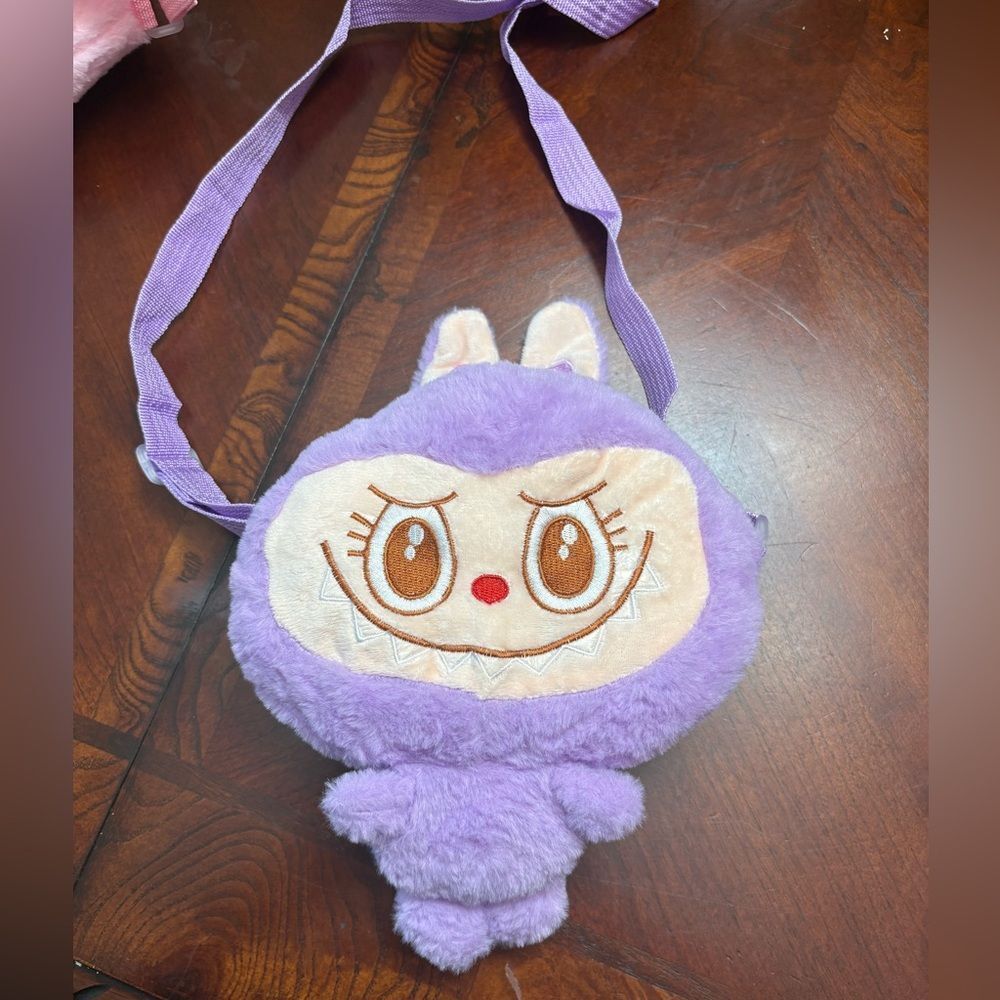 Brand New Labubu Plush Purple Bag Crossbody